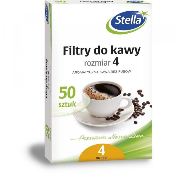 Stella Filtry do kawy rozm. 4, op 50szt.
