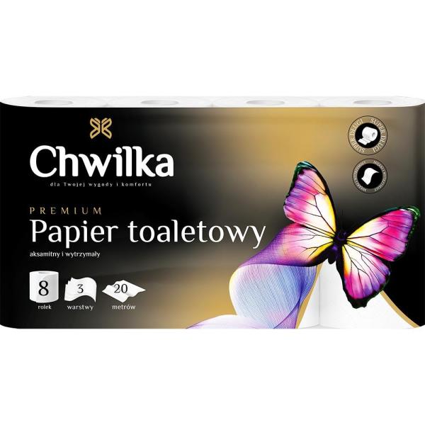 Chwilka papier 3-warstwowy biały