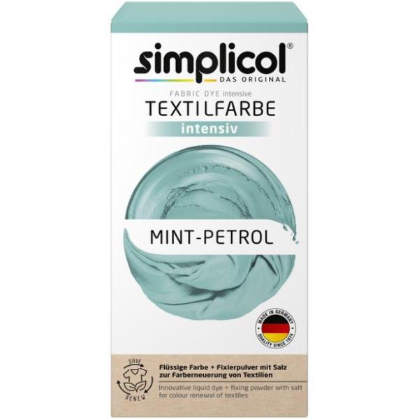 Simplicol farba do ubrań 560g Mint-Petrol
