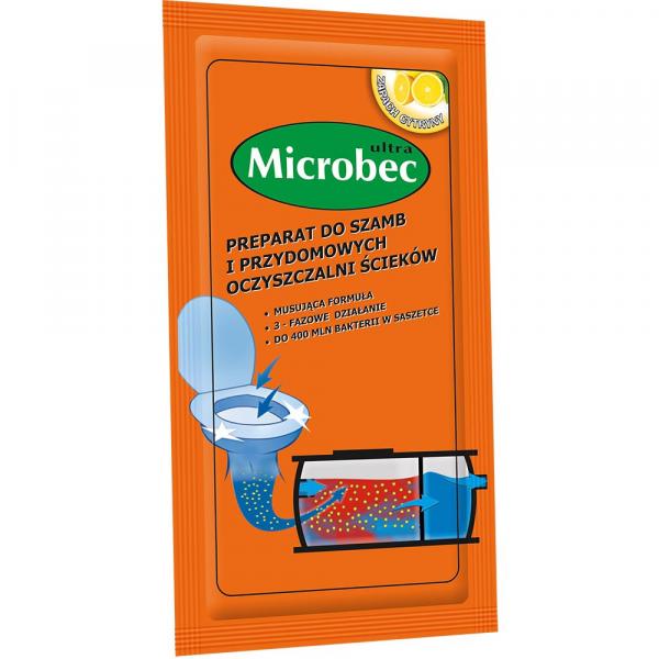 Microbec Ultra aktywator do szamb saszetka 25g