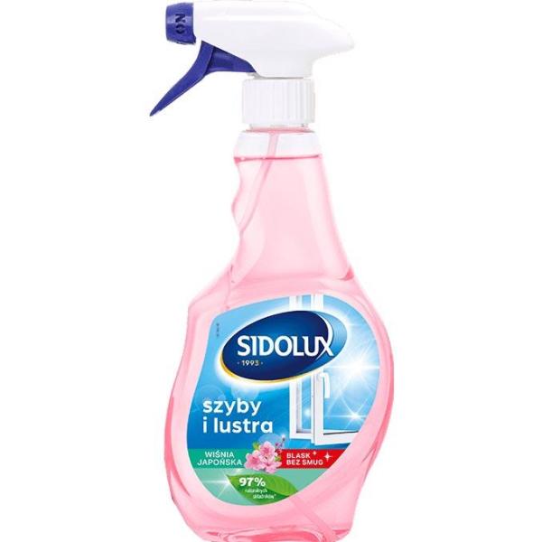 Sidolux Crystal 500ml Kwiat Japońskiej Wiśni – płyn do szyb spray 