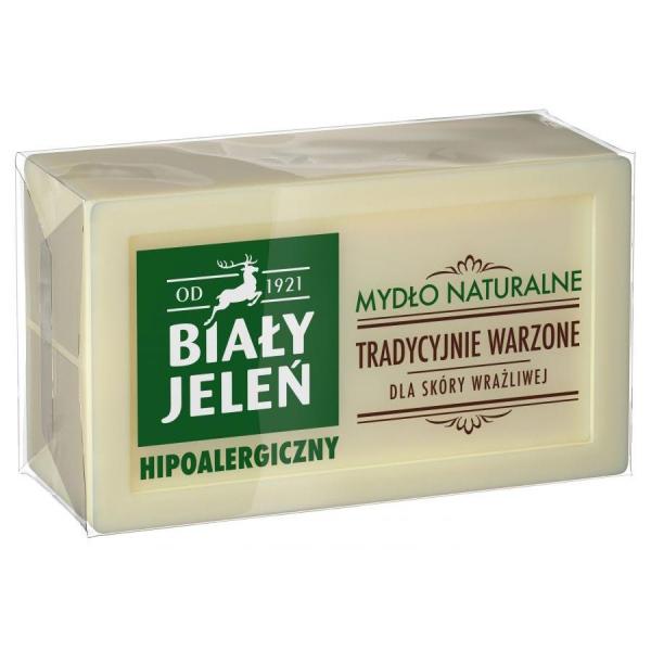 Biały Jeleń mydło w kostce 100g folia
