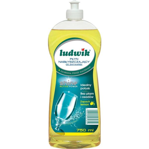 Ludwik Shine Active Power nabłyszczacz do zmywarek 750ml Lemon 