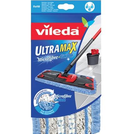 Vileda Ultramax microfibra + bawełna wkład do mopa płaskiego