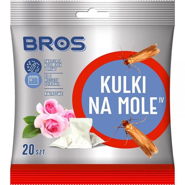 Bros kulki na mole 20szt kwiatowy zapach