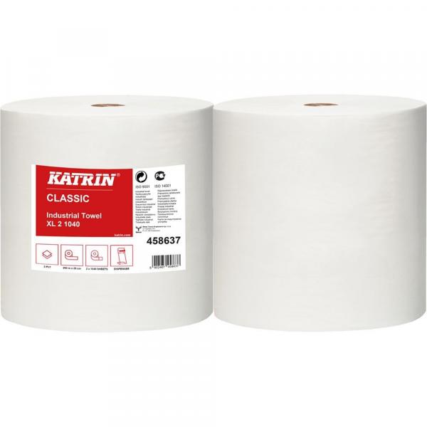 Katrin Classic XL 458637 czyściwo białe 2-warstwowe 260 metrów 2 sztuki