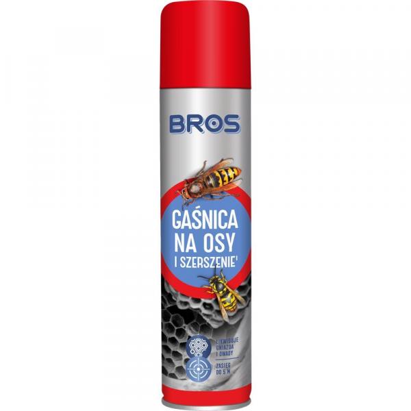 Bros spray na osy i szerszenie 600ml gaśnica