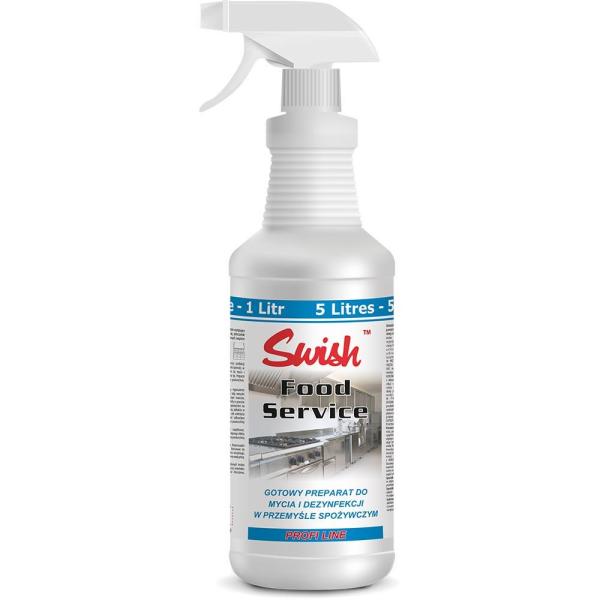 Swish Food Service Disinfecant 1L spray myjąco – dezynfekujący 