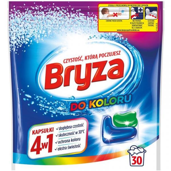 Bryza kapsułki do prania 30 sztuk Color
