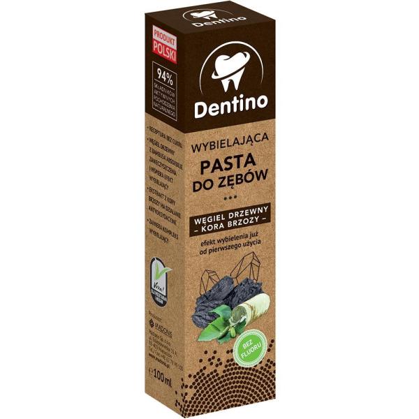 Dentino wybielająca pasta do zębów 100ml Węgiel Drzewny – Kora Brzozy 