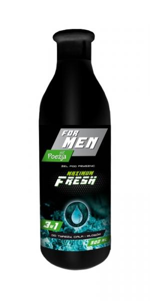 Poezja żel pod prysznic męski 500ml Fresh