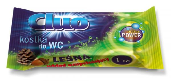 Cluo wc kostka wkład leśny 40g