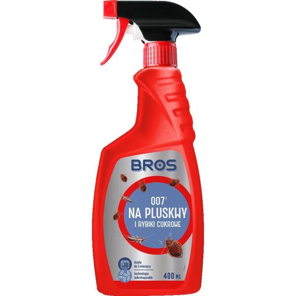 Bros 007 spray na pluskwy i rybiki cukrowe 400ml
