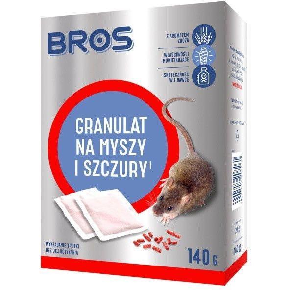 Bros trutka na gryzonie-granulat 140g
