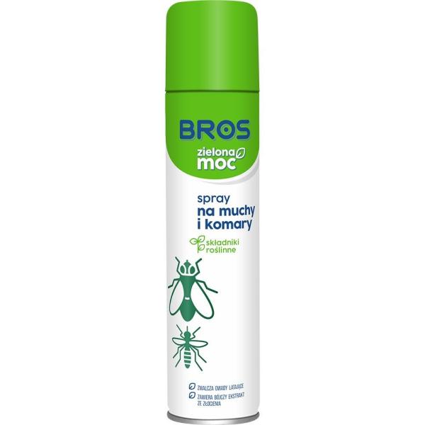 Bros Zielona Moc preparat na muchy i komary 300ml spray