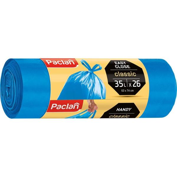 Paclan worki z uszami Classic 35L/26szt. Niebieskie
