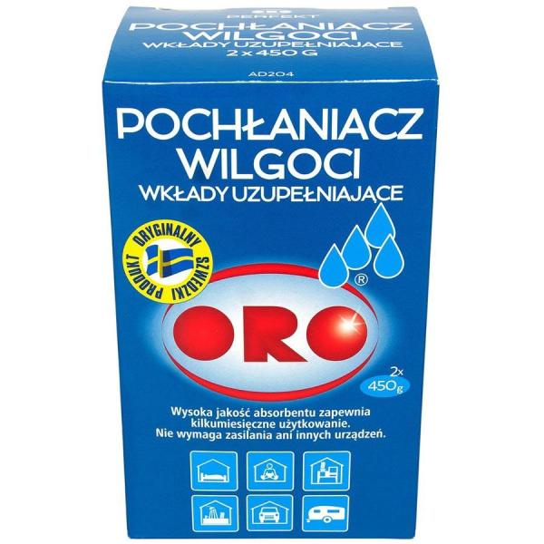 ORO pochłaniacz wilgoci wkład 2x450g