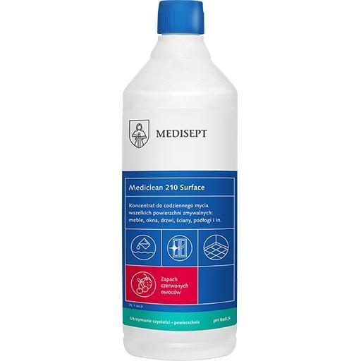 Mediclean 210 Surface koncentrat do mycia powierzchni 1L Czerwone Owoce