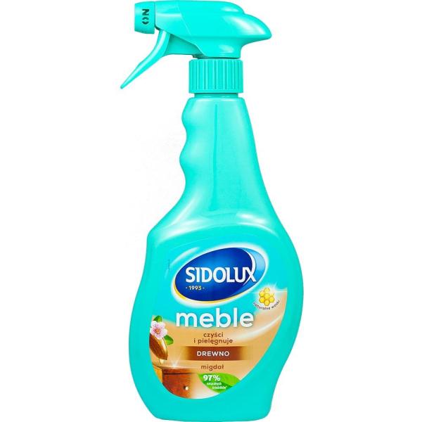 Sidolux płyn do mebli drewnianych 400ml Migdał
