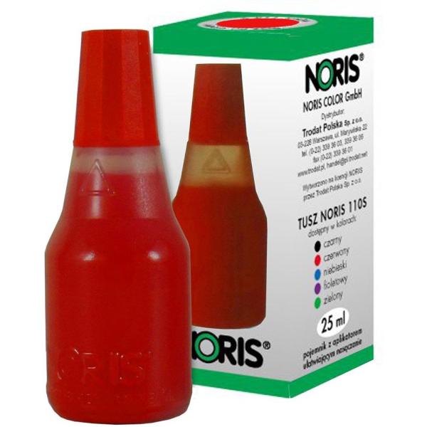 Noris tusz do stempli 25ml Czerwony
