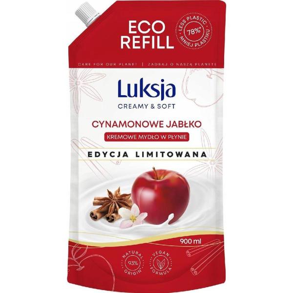 Luksja mydło w płynie creamy zapas cynamonowe jabłko 900ml