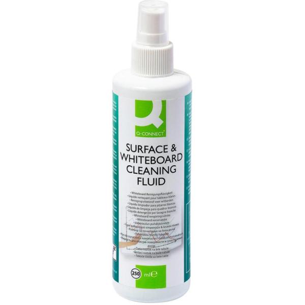 Q-Connect płyn do czyszczenia i konserwacji tablic suchościeralnych 250ml spray