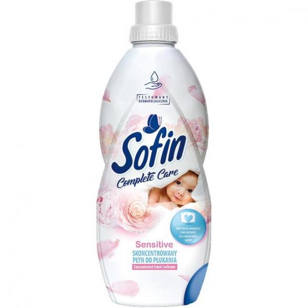 Sofin płyn do płukania tkanin Complete Care 1L Sensitive