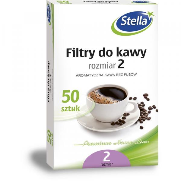 Stella Filtry do kawy rozm. 2, op 50szt.
