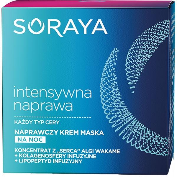 Soraya Intensywna naprawa krem maska naprawczy na noc 50ml