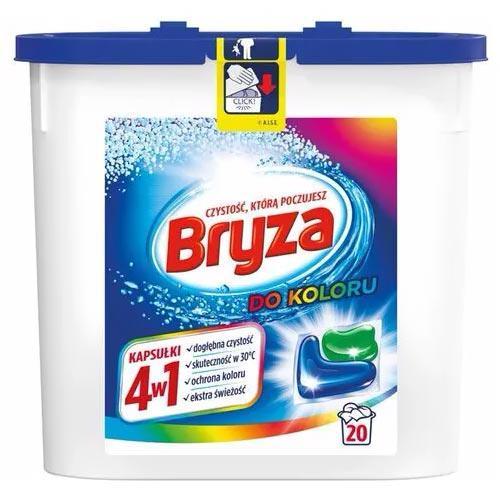 Bryza kapsułki piorące 4w1 20 sztuk Color
