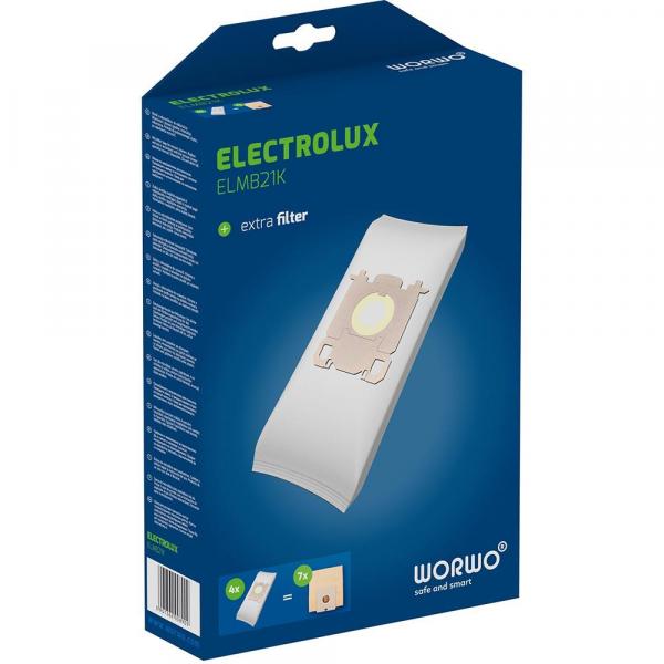 Worwo ELMB21 worki do odkurzaczy 4szt. Electrolux, AEG
