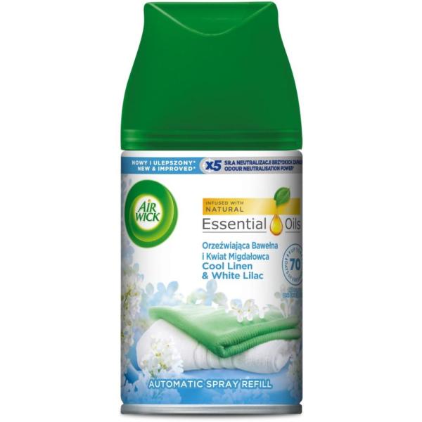 Air Wick Freshmatic zapas bawełna i migdał 250ml