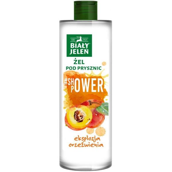 Biały Jeleń Shower Power żel pod prysznic 400ml Brzoskwinia
