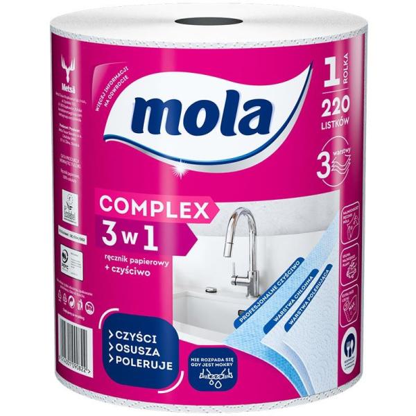 Mola Complex ręcznik papierowy + czyściwo 3W 220 listków
