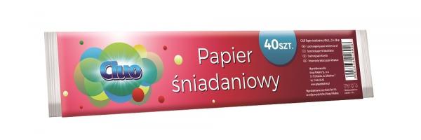 Cluo papier śniadaniowy 40 szt.