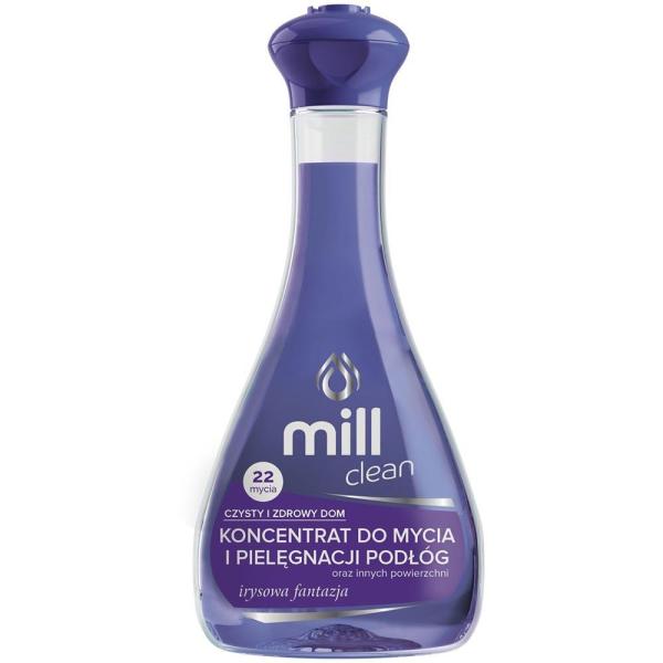 Mill Clean uniwersalny płyn do mycia i pielęgnacji domu 888ml Irysowa Fantazja