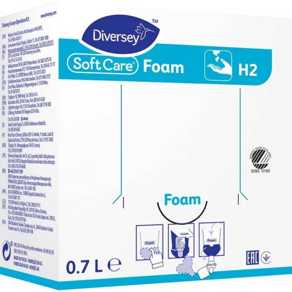 Diversey Soft Care Foam H2 mydło do rąk w pianie 700ml