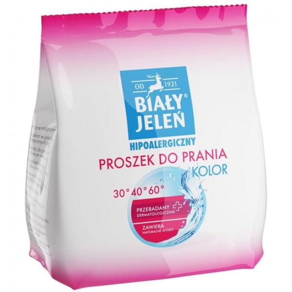 Biały Jeleń proszek do prania kolor 850g
