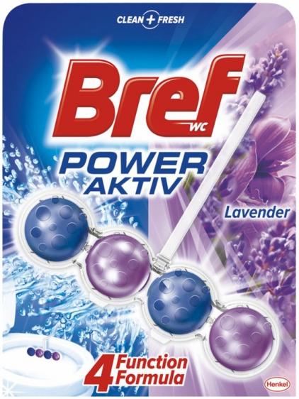 Bref Power Aktiv Lavender kulki - kostka do wc