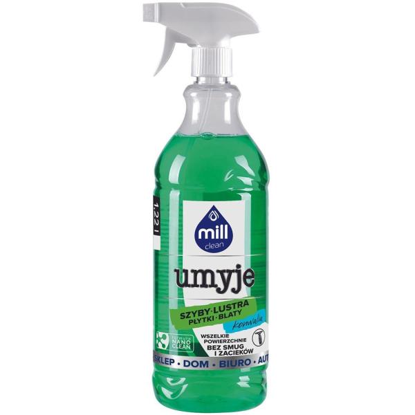 Mill Clean UMYJE płyn do mycia szyb 1,22L Konwalia
