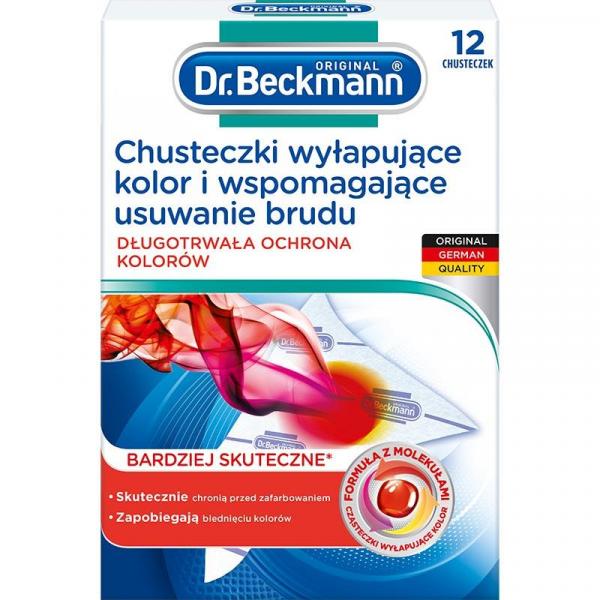 Dr. Beckmann chusteczki wyłapujące kolor 12 sztuk