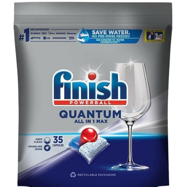 Finish Quantum All In 1 Max tabletki do zmywarek 35 sztuk Regular