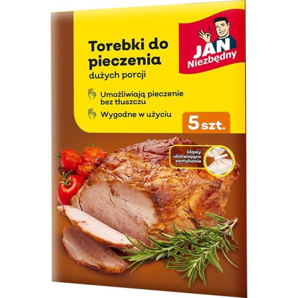 Jan Niezbędny torebki do pieczenia dużych porcji 5 szt
