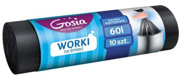 Gosia worki na śmieci z uszami 60L 10szt