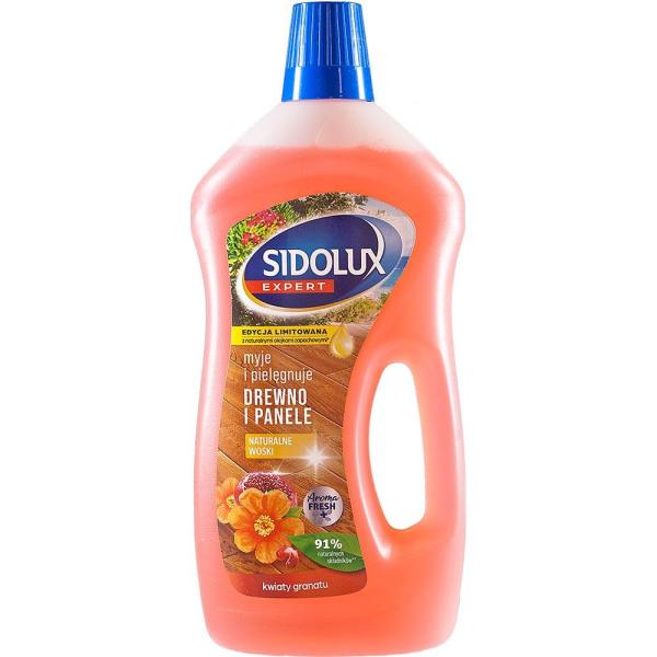 Sidolux Expert płyn do mycia paneli i drewna 750ml Kwiat Granatu