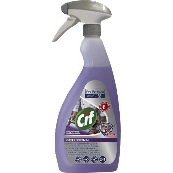 Cif Professional 2w1 Cleaner Disinfectant 750ml