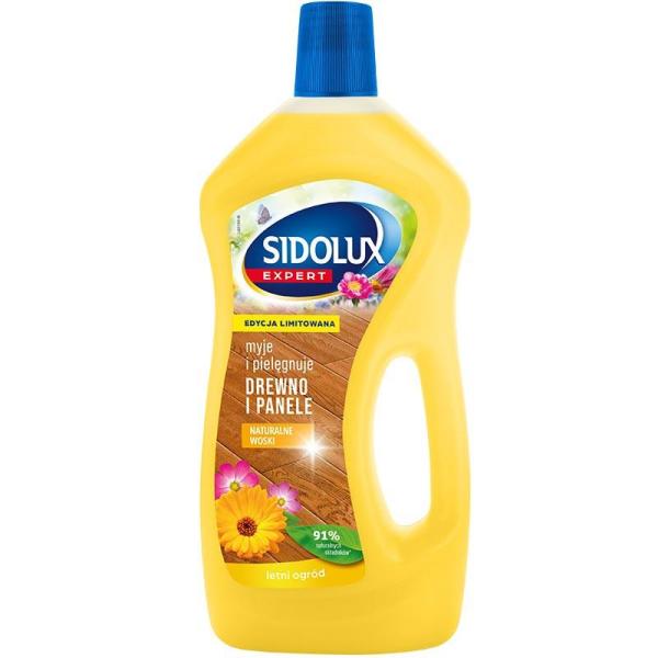 Sidolux Expert płyn do paneli i drewna 750ml Letni Ogród
