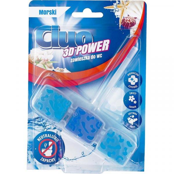 Cluo 3D Power kostka do WC zawieszka 45g Morska
