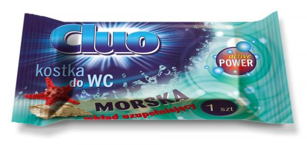 Cluo kostka do wc wkład morski