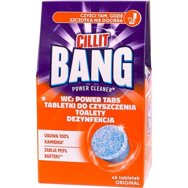 Cillit Bang Power Cleaner tabletki do WC 6 sztuk Original
